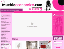 Tablet Screenshot of muebleeconomico.com